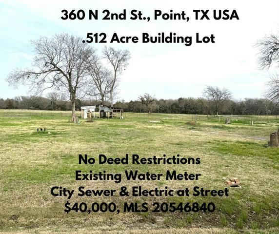 360 2ND ST, POINT, TX 75472, photo 1 of 4