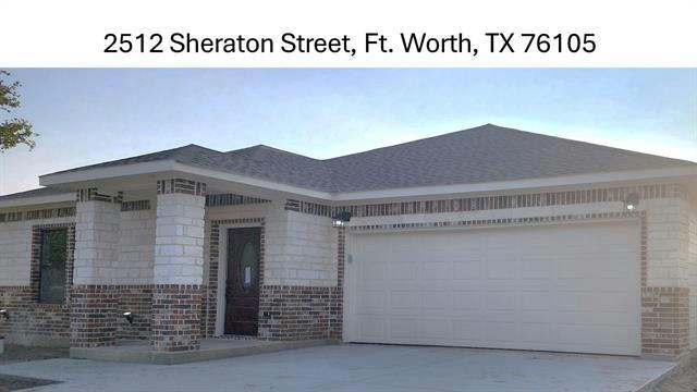 2512 SHERATON DR, FORT WORTH, TX 76105, photo 1 of 2