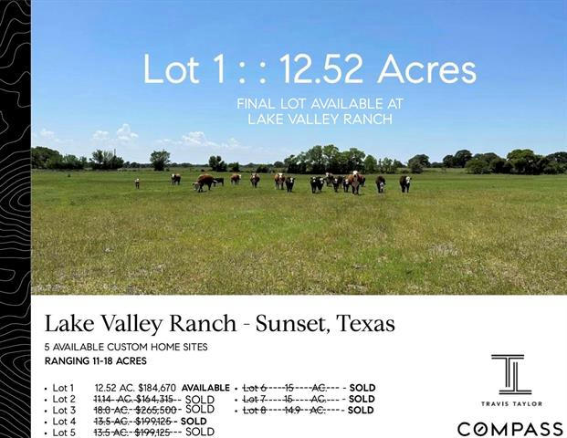 LOT 1 TBD LAKE VALLEY ROAD, SUNSET, TX 76270, photo 1 of 24